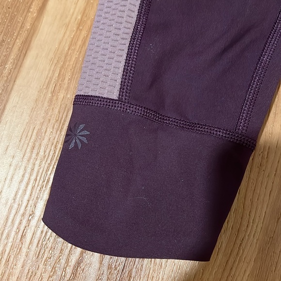 Athleta Allyson Felix 7/8 Legend Mesh Agate Purple - Picture 8 of 8